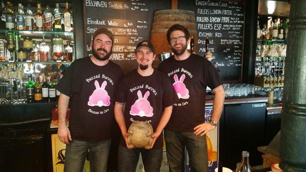 Fund raiser shirt for the "Fat Rabbit" in Folsom Ca