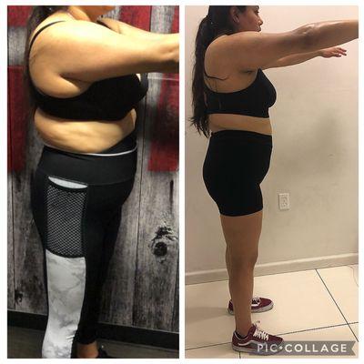 20lbs lost