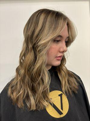 Balayage and trim