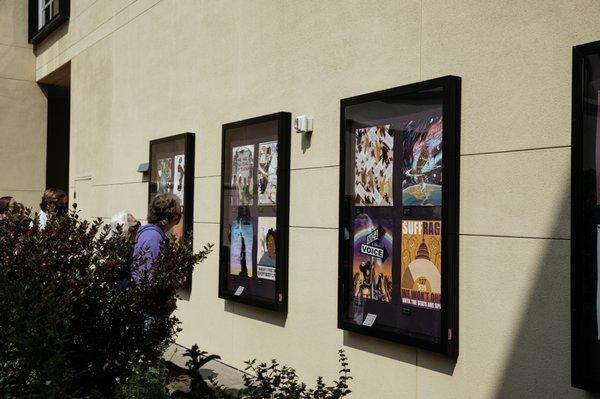 Outdoor Garden Gallery behind Haight Street Art Center