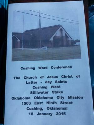 The Cushing Ward has a great spirit! It's like being around missionaries and pioneers.