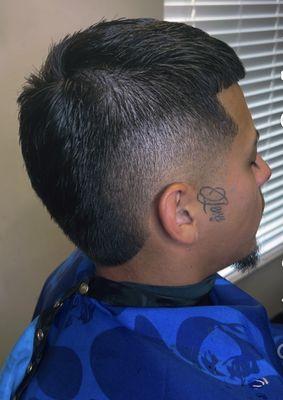 Low bust fade