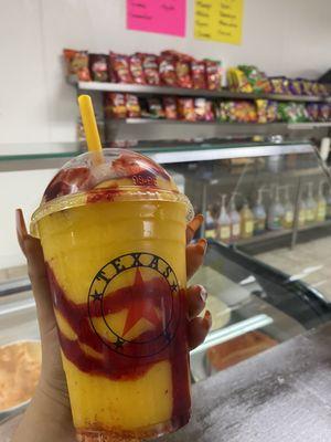 Mangonada with chamoy