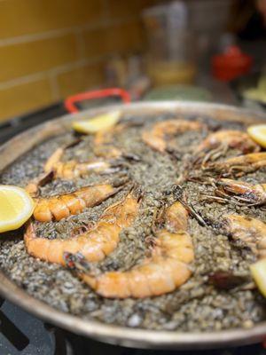 Shrimp Tinto Paella