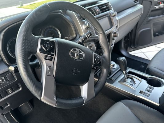 Interior detail of a 4 runner