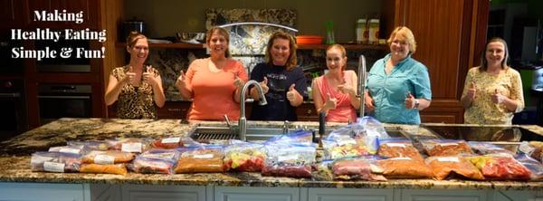 Meal prep is more fun with a others. (And when you don't have to do the cleanup!)