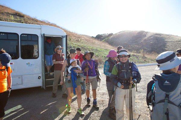 Take a shuttle to the Pismo Preserve!