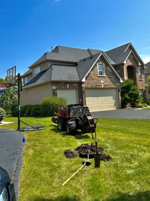 Irrigation system installation