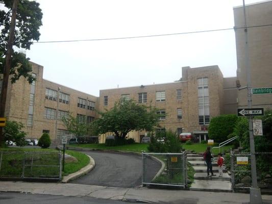 Other side of school - Bainbridge Ave. entrance