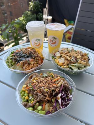 Poke bowls