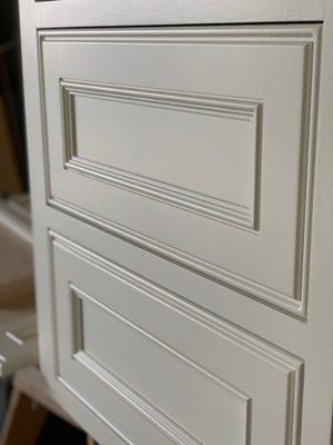 Inset flush framed cabinets