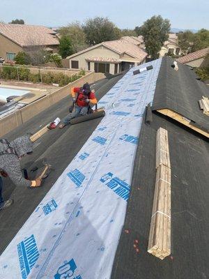 Roof installation