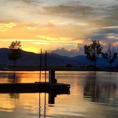 Another Beautiful Sunset at Utah Lake Provo Marina.