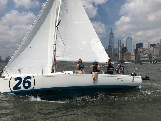 Experience the thrill of Sailing in NY Harbor