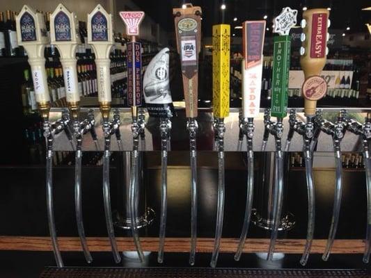 Full selection of beers on tap!