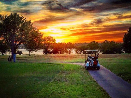 Summer evenings at the course never disappoint