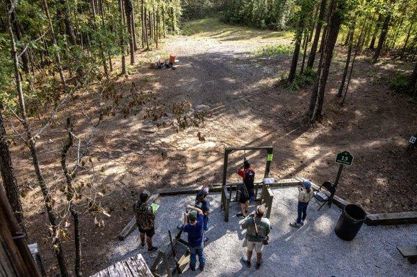 Rose Course for sporting clays at Cherokee Rose