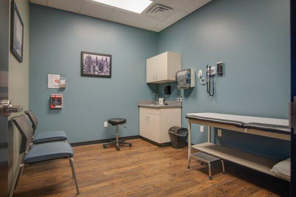 Central Illinois Urgent Care - Effingham Location Exam Room