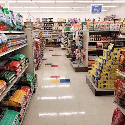 open spaced aisles