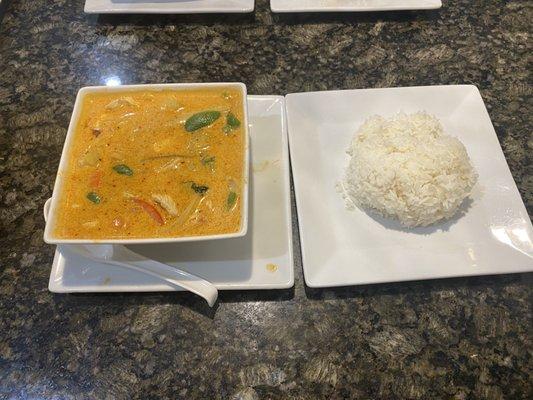 Red Curry with Chicken