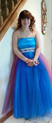 Created this Prom dress from a picture