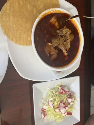 Pozole Rojo de Puerco