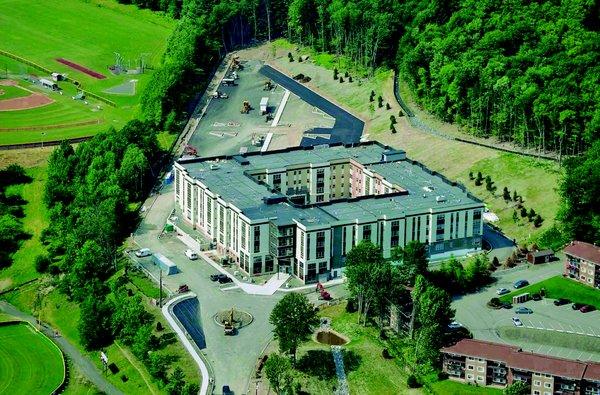 SUNY Oneonta Dormitories Aerial View