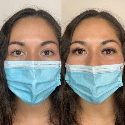 Hybrid Lash Extensions Before + After