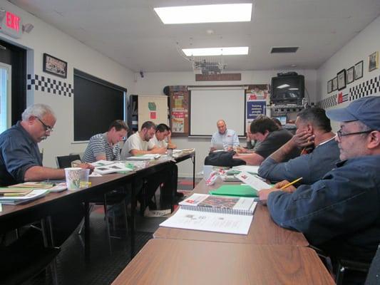 AutoClinic is also a Automotive Training Facility.
 Our Technicians get up to date hands-on training in our classroom thru A.T.T.S.