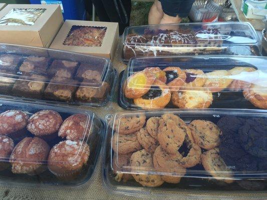 Lots of baked goods to choose from!