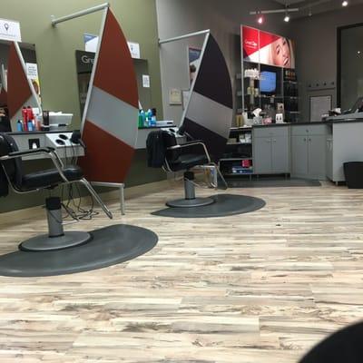 haircutting stations