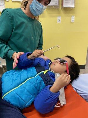 Making my son feel so at-ease before Dr Susanto sees him