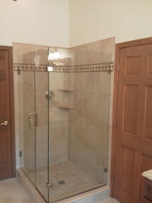 Shower Remodel, Glass door, Tile