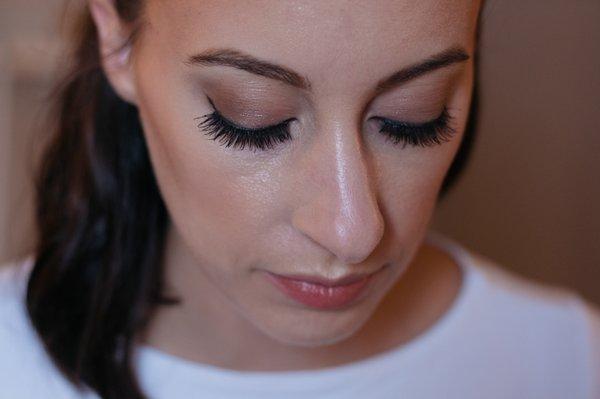 Gorgeous Erin with lash extensions!