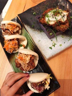 Bao Flight // Ube Chicken & Waffles