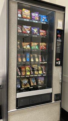 A nice variety of snacks to munch on while you're waiting for your laundry to finish.