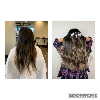 Honey balayage