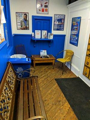 US Post Office Moylan-Rose Valley Train Station -- interior