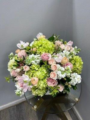 Beautiful birthday arrangement for my friend.