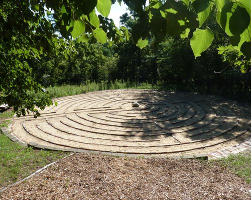 walk an outdoor labyrinth, an ancient meditation tool