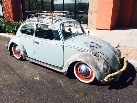 Luis H. 65 bug headliner install