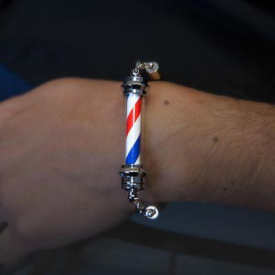 Barber Poll Bracelet