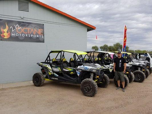 212 Octane Motor Sports rental fleet.