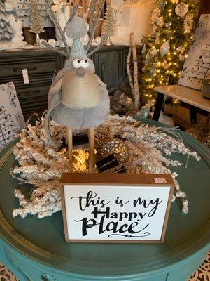 Holiday decor and great gift ideas.