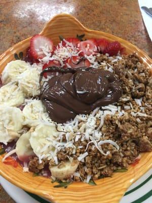 Acai Berry Nutella Bowl