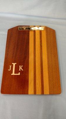 Monogrammed Clipboard