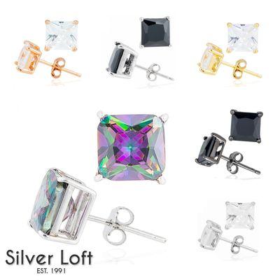 Sterling Silver CZ Earrings