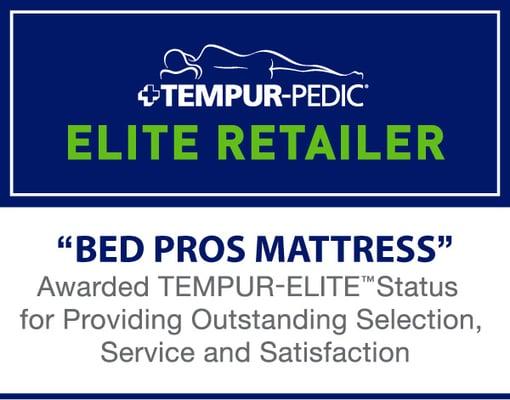 Bed Pros is a Tempur-Pedic Elite Retailer, selected carefully, to deliver the best shopping experience.