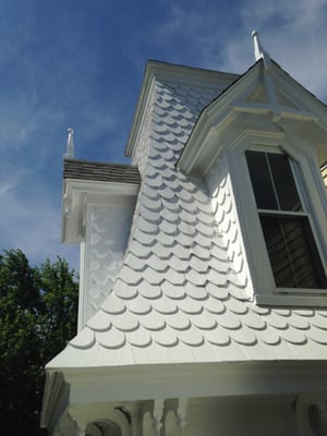 Kittery Maine red cedar roof.