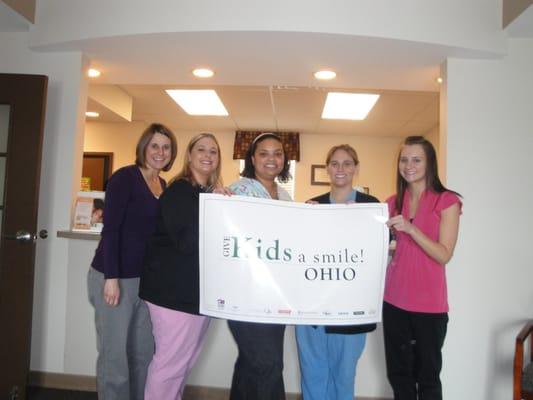 Our staff during Give Kids A Smile